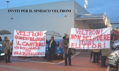 Striscioni di protesta