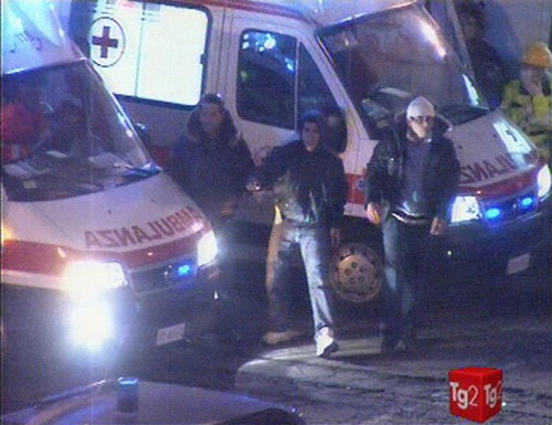 Ambulanza sul posto