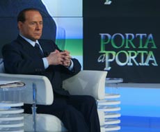 Berlusconi a Porta a Porta