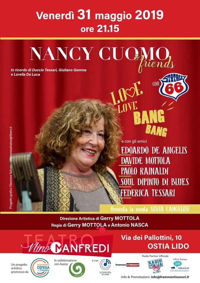 locandina evento Nancy Cuomo NEW