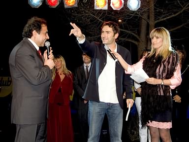 Gianfranco Conte, Marco Liorni, Alessandra Godano - Foto: Pino Polesi