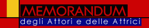 Memorandum Annuale degli Attori e delle Attrici