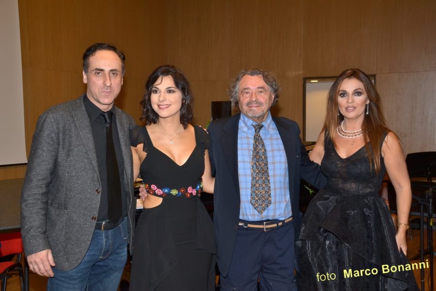 Antonello De Pierro, Pamela D'Amico, Giovanni Brusatori e Camilla Nata Antonello De Pierro, Pamela D'Amico, Giovanni Brusatori e Camilla Nata