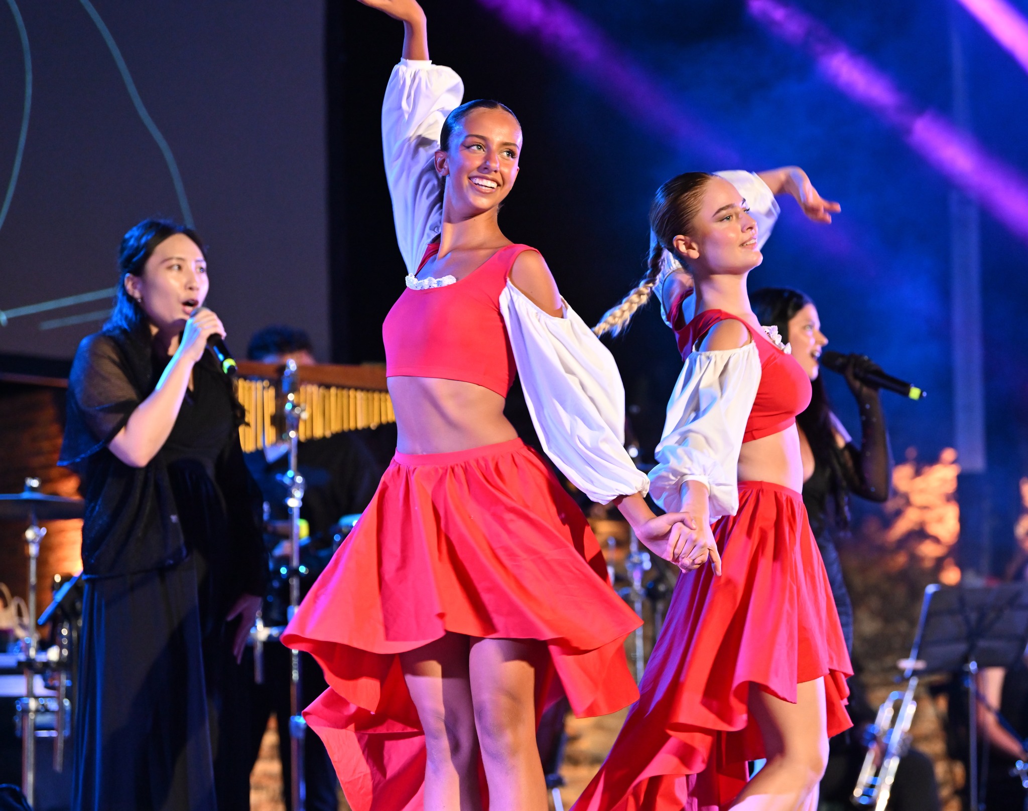 Anche parti di danza nello spettacolo di Scipione