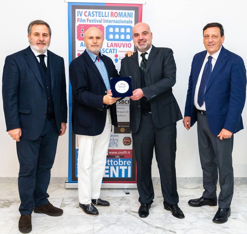 Campanella e Pecoraro premiati al CROFFI con Flamini e Marco Di Stefano