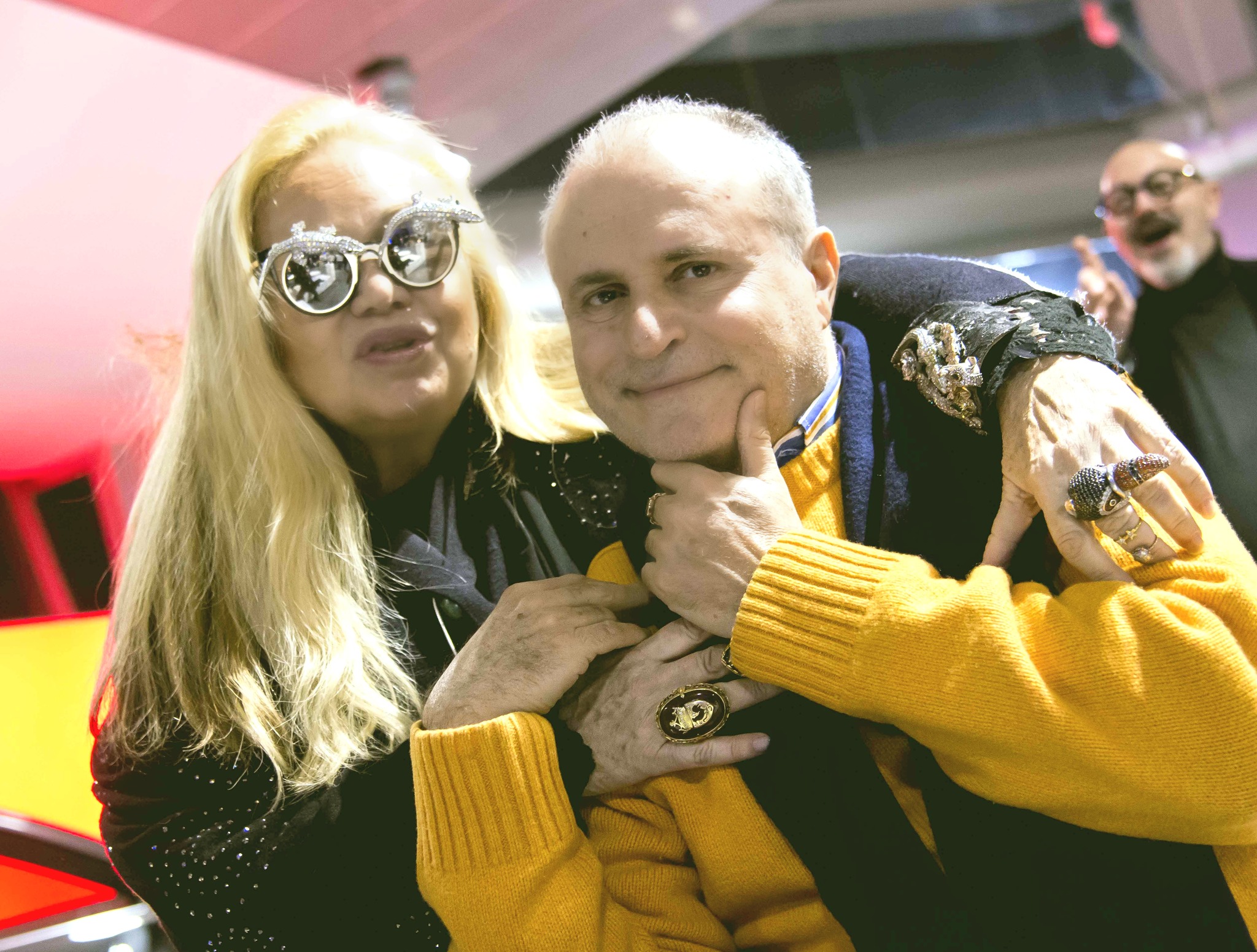 Patrizia Brandimarte con il regista Pierfrancesco Campanella