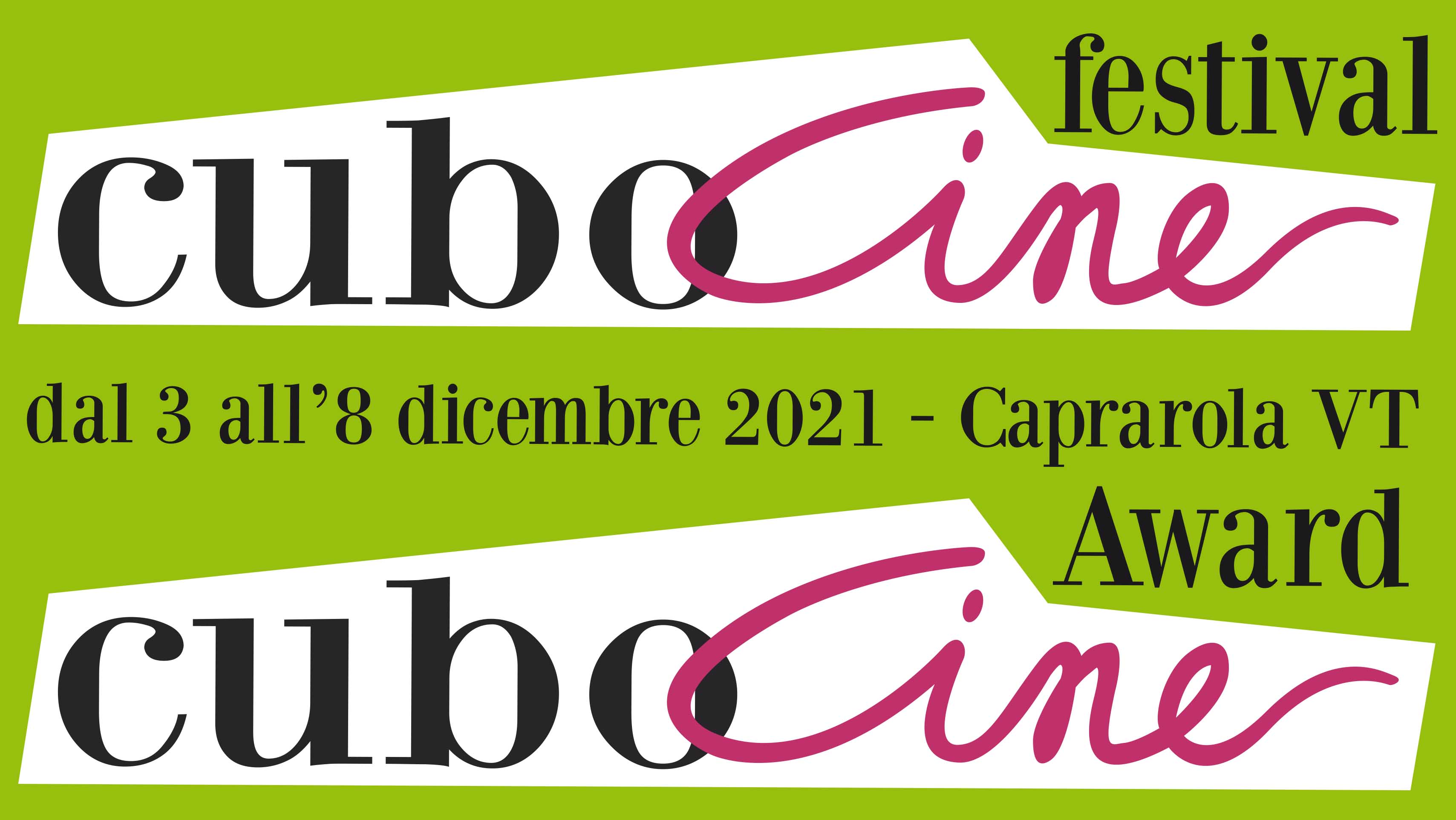 loghi cubo cine e banner 2021